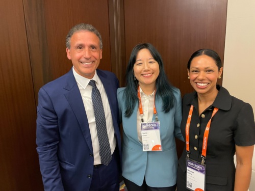 Per Scholas President and CEO attends JFF Horizons with Evelyn Chen and colleague